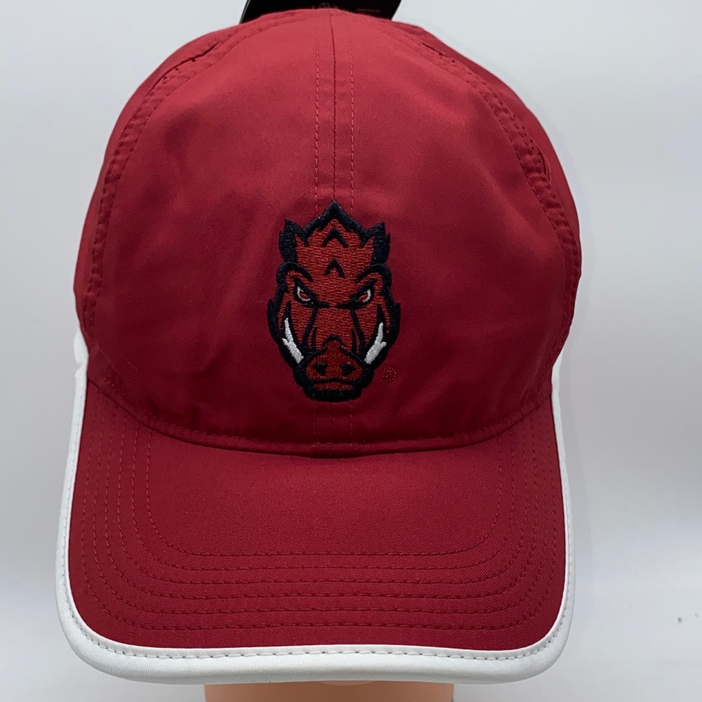 Nike Arkansas Razorbacks Aerobill Dri-Fit Embroidered Logo Baseball Cap Hat